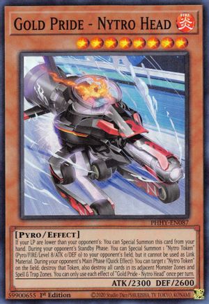 Gold Pride - Nytro Head - PHHY-EN087 - Photon Hypernova 1st Edition