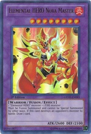 Elemental HERO Nova Master (GENF-EN093) - Generation Force 1st Edition