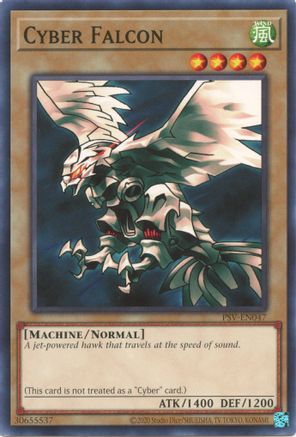 Cyber Falcon (PSV-EN047) - Pharaoh's Servant (25th Anniversary Edition) Unlimited