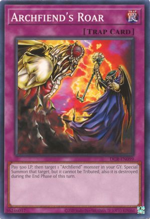 Archfiend's Roar (DCR-EN099) - Dark Crisis (25th Anniversary Edition) Unlimited