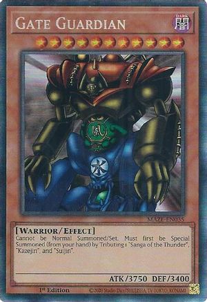 Gate Guardian (CR) - MAZE-EN035 - Maze of Memories 1st Edition