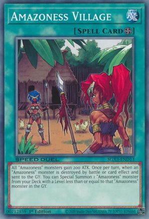 Amazoness Village - SGX3-END13 - Speed Duel GX: Duelists of Shadows 1st Edition