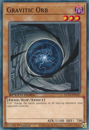 Gravitic Orb - SGX3-ENG07 - Speed Duel GX: Duelists of Shadows 1st Edition