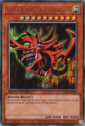 Slifer the Sky Dragon (25th Anniversary Edition) - LC01-EN002 - Legendary Collection: 25th Anniversary Edition Limited