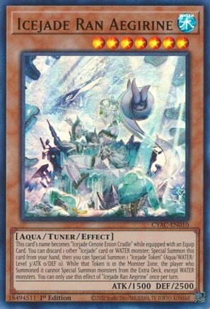 Icejade Ran Aegirine (CYAC-EN010) - Cyberstorm Access 1st Edition