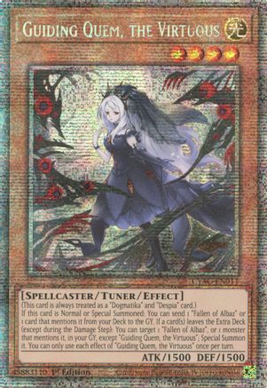 Guiding Quem, the Virtuous (Starlight Rare) - CYAC-EN011 - Cyberstorm Access 1st Edition
