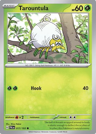 Tarountula - 017/193 17 - SV02 Paldea Evolved Reverse Holofoil