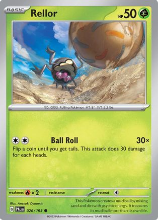 Rellor - 026/193 26 - SV02 Paldea Evolved Reverse Holofoil