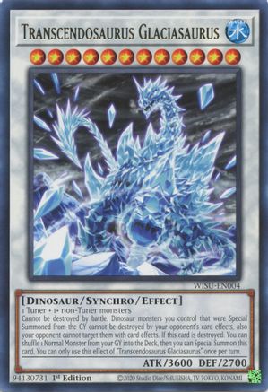 Transcendosaurus Glaciasaurus - WISU-EN004 - Wild Survivors 1st Edition