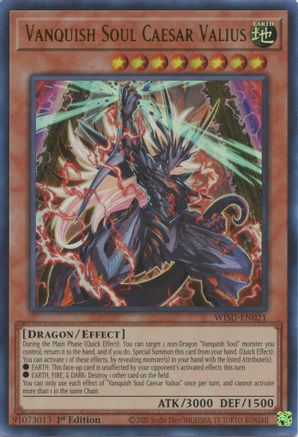 Vanquish Soul Caesar Valius - WISU-EN021 - Wild Survivors 1st Edition