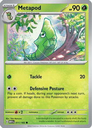 Metapod 11 - SV Scarlet & Violet 151