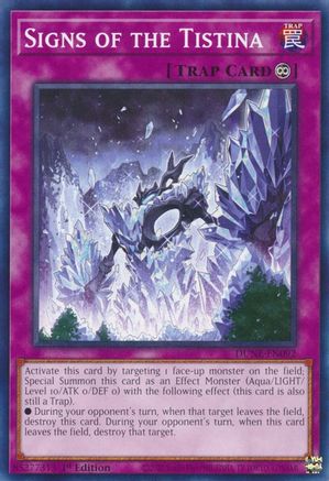 Signs of the Tistina (DUNE-EN092) - Duelist Nexus 1st Edition