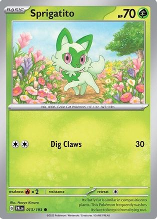 Sprigatito - 013/193 (Summer 2023 Collector Chest) 13 - Miscellaneous Cards & Products Holofoil