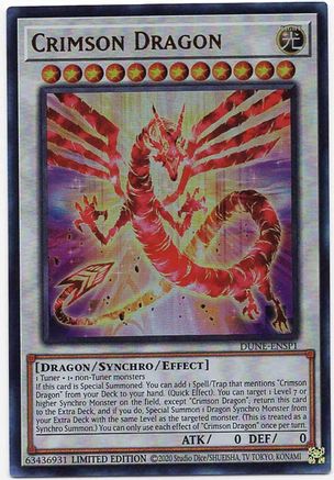 Crimson Dragon - DUNE-ENSP1 - Duelist Nexus Limited