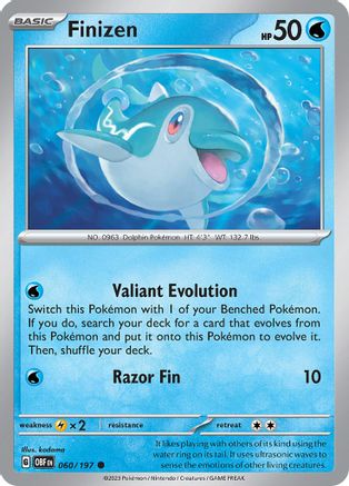 Finizen 60/197 60 - SV03 Obsidian Flames Reverse Holofoil