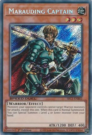 Marauding Captain (Secret Rare) - SBC1-ENB02 - Speed Duel: Streets of Battle City 1st Edition