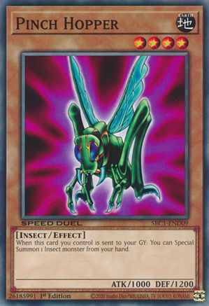 Pinch Hopper - SBC1-END09 - Speed Duel: Streets of Battle City 1st Edition