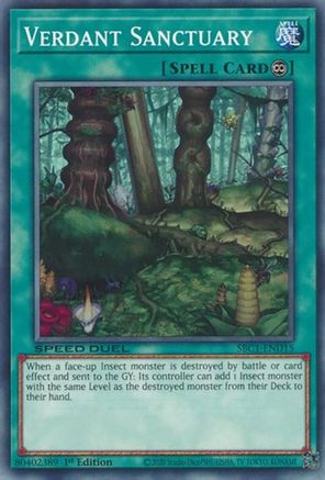 Verdant Sanctuary - SBC1-END15 - Speed Duel: Streets of Battle City 1st Edition