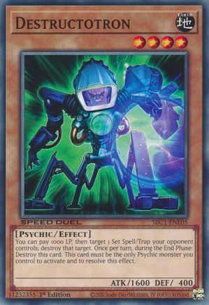 Destructotron (SBC1-ENE05) - Speed Duel: Streets of Battle City 1st Edition