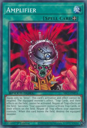 Amplifier - SBC1-ENE14 - Speed Duel: Streets of Battle City 1st Edition
