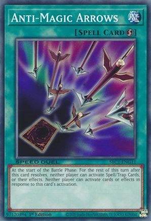 Anti-Magic Arrows - SBC1-ENG11 - Speed Duel: Streets of Battle City 1st Edition