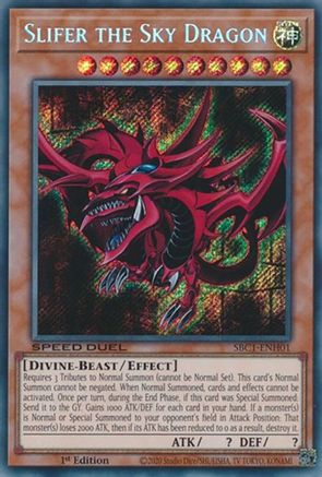 Slifer the Sky Dragon - SBC1-ENH01 - Speed Duel: Streets of Battle City 1st Edition