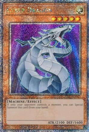 Cyber Dragon (Quarter Century Secret Rare) (TN23-EN005) - 25th Anniversary Tin: Dueling Heroes Limited