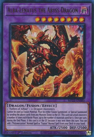 Alba-Lenatus the Abyss Dragon - MP23-EN080 - 25th Anniversary Tin: Dueling Heroes Mega Pack 1st Edition
