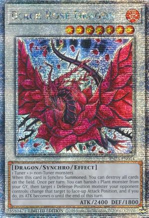 Black Rose Dragon (Quarter Century Secret Rare) (TN23-EN014) - 25th Anniversary Tin: Dueling Heroes Limited