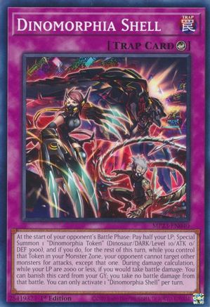 Dinomorphia Shell (MP23-EN040) - 25th Anniversary Tin: Dueling Heroes Mega Pack 1st Edition