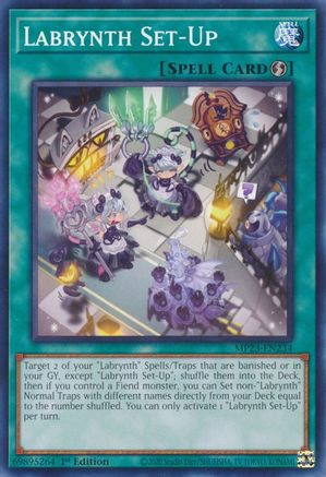 Labrynth Set-Up (MP23-EN234) - 25th Anniversary Tin: Dueling Heroes Mega Pack 1st Edition
