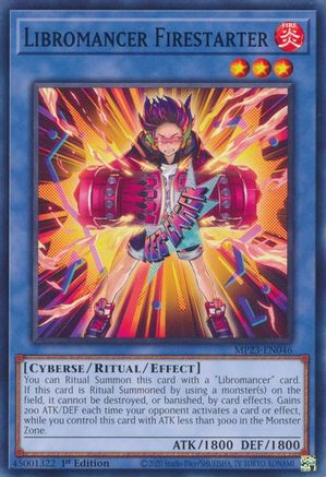 Libromancer Firestarter (MP23-EN046) - 25th Anniversary Tin: Dueling Heroes Mega Pack 1st Edition