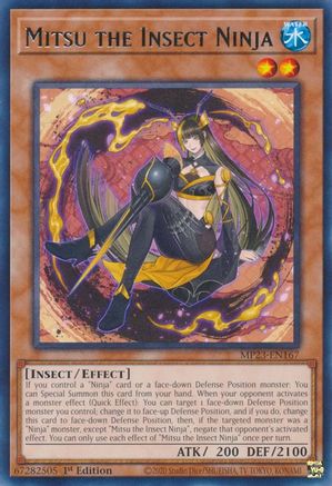Mitsu the Insect Ninja (MP23-EN167) - 25th Anniversary Tin: Dueling Heroes Mega Pack 1st Edition