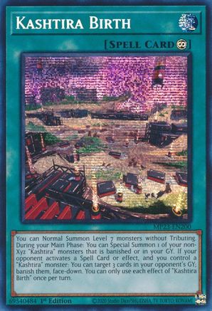 Kashtira Birth - MP23-EN200 - 25th Anniversary Tin: Dueling Heroes Mega Pack 1st Edition