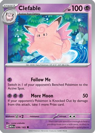 Clefable 36 - SV Scarlet & Violet 151