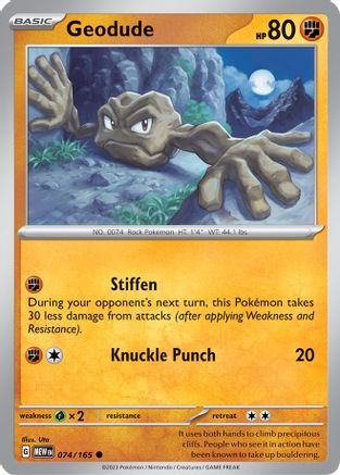 Geodude 74 - SV Scarlet & Violet 151