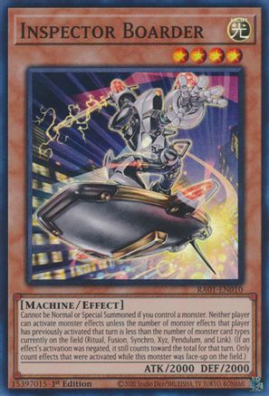 Inspector Boarder (RA01-EN010) - 25th Anniversary Rarity Collection 1st Edition