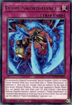 Flame Swordsdance - MZMI-EN010 - Maze of Millennia 1st Edition