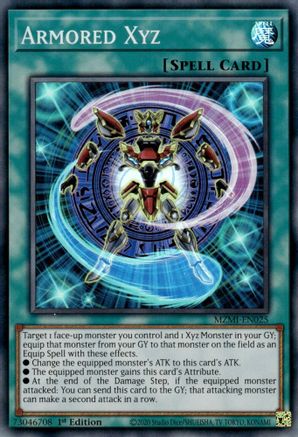 Armored Xyz (MZMI-EN025) - Maze of Millennia 1st Edition