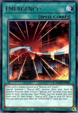 EMERGENCY! (MZMI-EN081) - Maze of Millennia 1st Edition