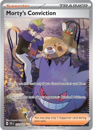 Morty's Conviction - 211/162 211 - SV05 Temporal Forces Holofoil