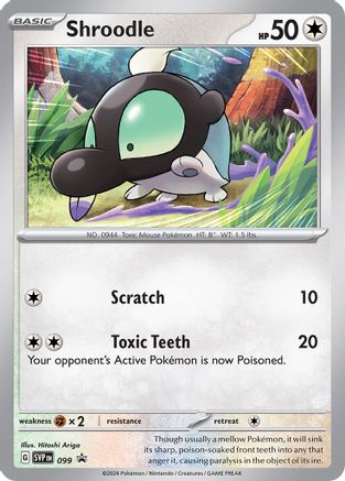 Shroodle - 099 99 - SV Scarlet & Violet Promo Cards Holofoil