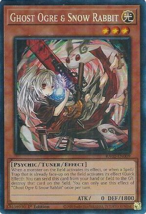 Ghost Ogre & Snow Rabbit (Alternate Art) (PCR) (RA02-EN009) - 25th Anniversary Rarity Collection II 1st Edition