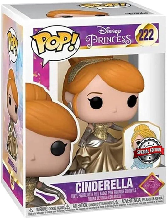 FUNKO POP - Disney Cinderella (Gold) w/ Pin