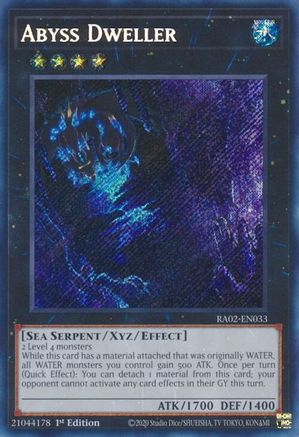 Abyss Dweller (Secret Rare) (RA02-EN033) - 25th Anniversary Rarity Collection II 1st Edition