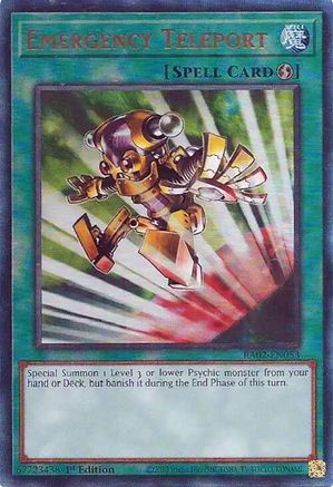 Emergency Teleport (PUR) (RA02-EN053) - 25th Anniversary Rarity Collection II 1st Edition