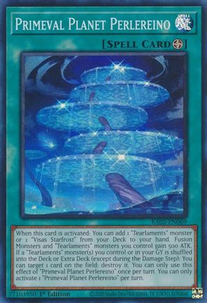 Primeval Planet Perlereino (RA02-EN069) - 25th Anniversary Rarity Collection II 1st Edition