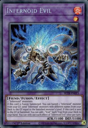 Infernoid Evil (BLTR-EN013) - Battles of Legend: Terminal Revenge 1st Edition