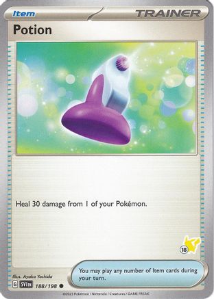 Potion - Pikachu 18 188 - Battle Academy 2024
