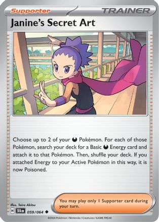 Janine's Secret Art - 059/064 59 - SV Shrouded Fable Reverse Holofoil